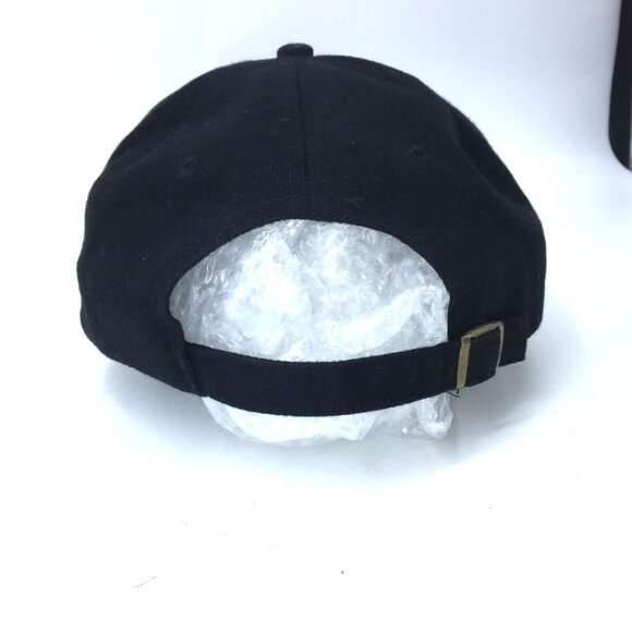 M&Ms Brand Black Adjustable Strapback Cap Yellow Character Embroidery - Picture 4 of 6